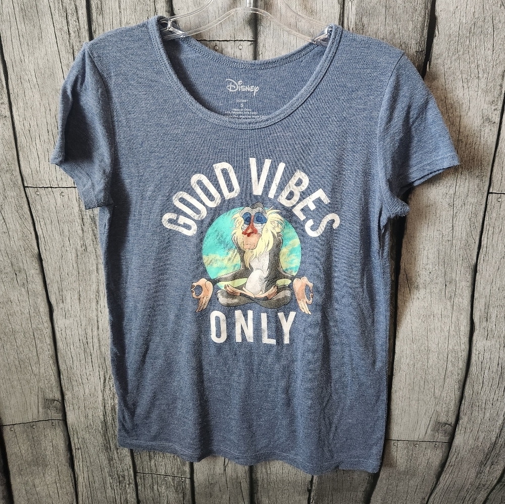 Disney‎ Good Vibes Only Lion King Rafiki Shirt